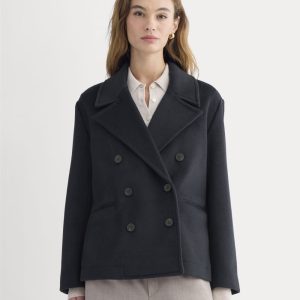ReWool Short Peacoat | Deep Navy