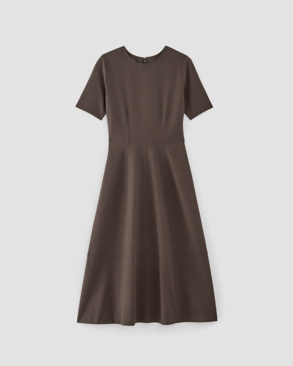 The Dream Short-Sleeve Dress | Earth Brown - Image 2