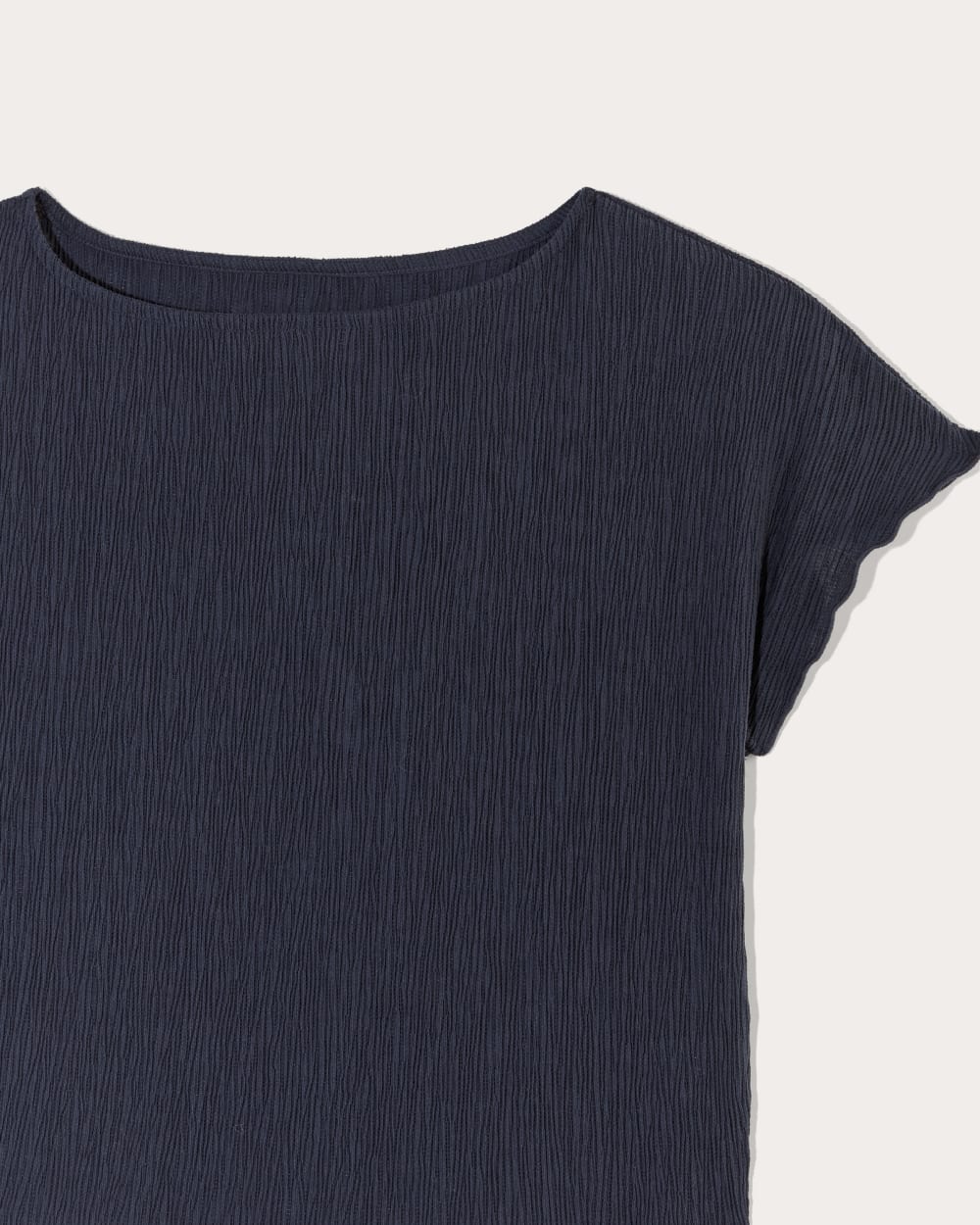 The Crinkle Top | Navy - Image 6