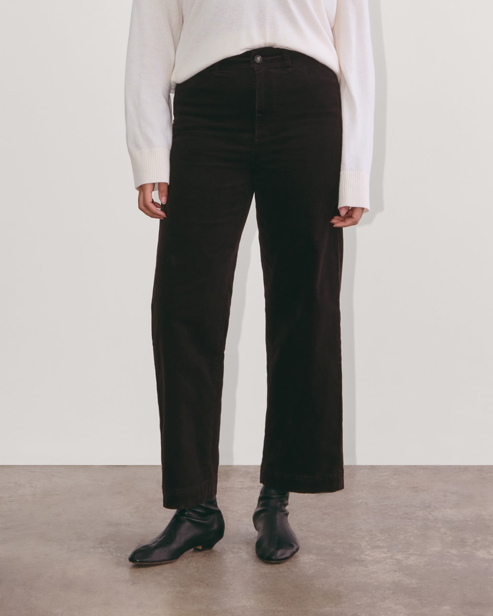 The Sailor Pant in Corduroy | Black - Image 3