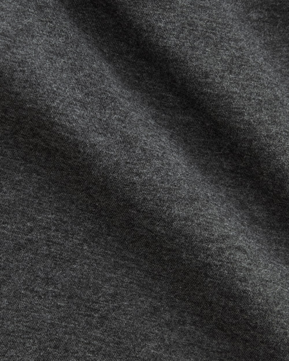 The Slim V-Neck Tee in Essential Cotton | Heathered Soot - Image 5