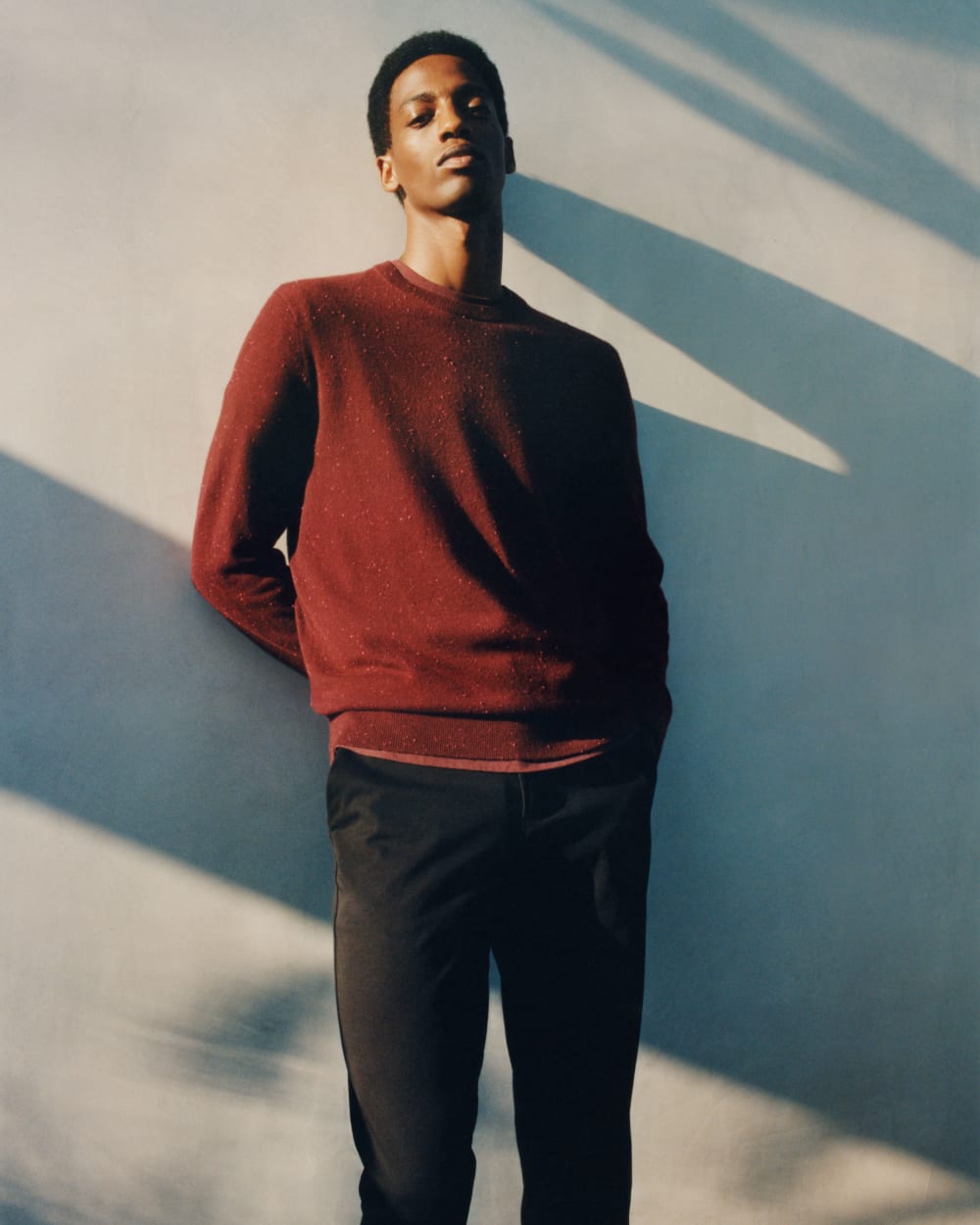 The Cashmere Crew | Burgundy Donegal - Image 7