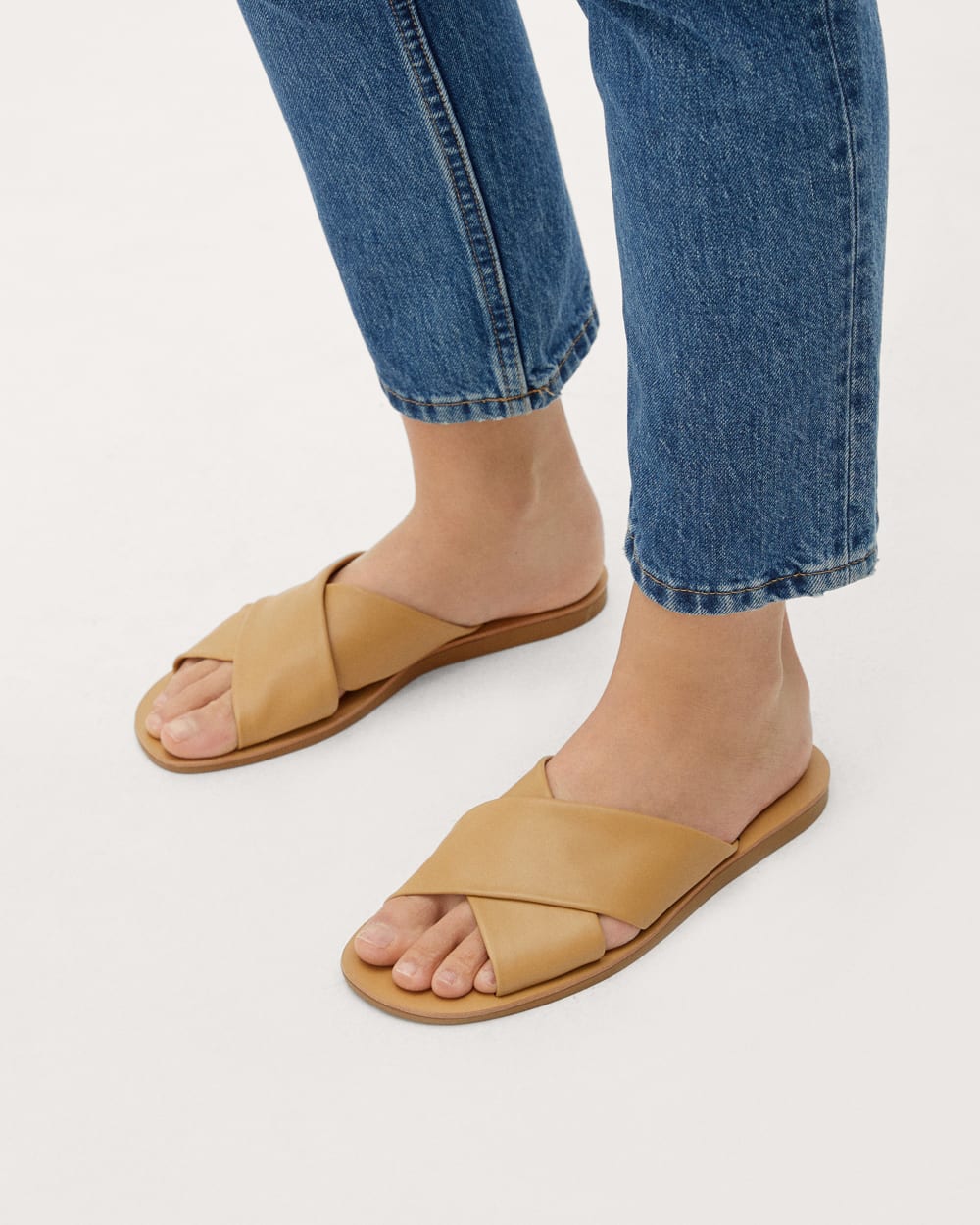 The Day Crossover Sandal | Light Taupe - Image 2
